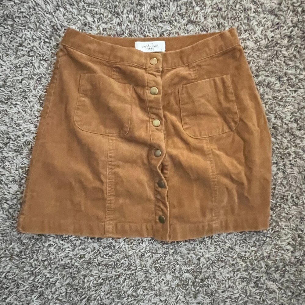 Carly Jean Los Angeles (CJLA) Button Skirt | Small